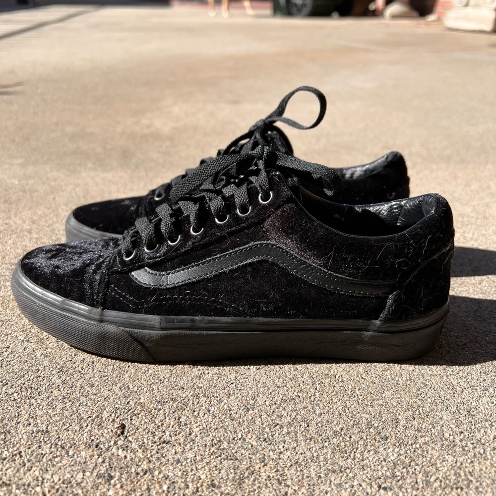 Vans old skool velvet